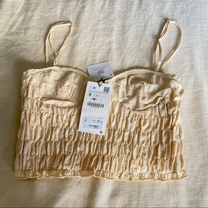 NWT, NEVER WORN, CUTE ZARA TOP